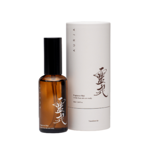 AURJA 奧加靈式空間噴霧瓶身與包裝，氣場平衡用精油噴霧